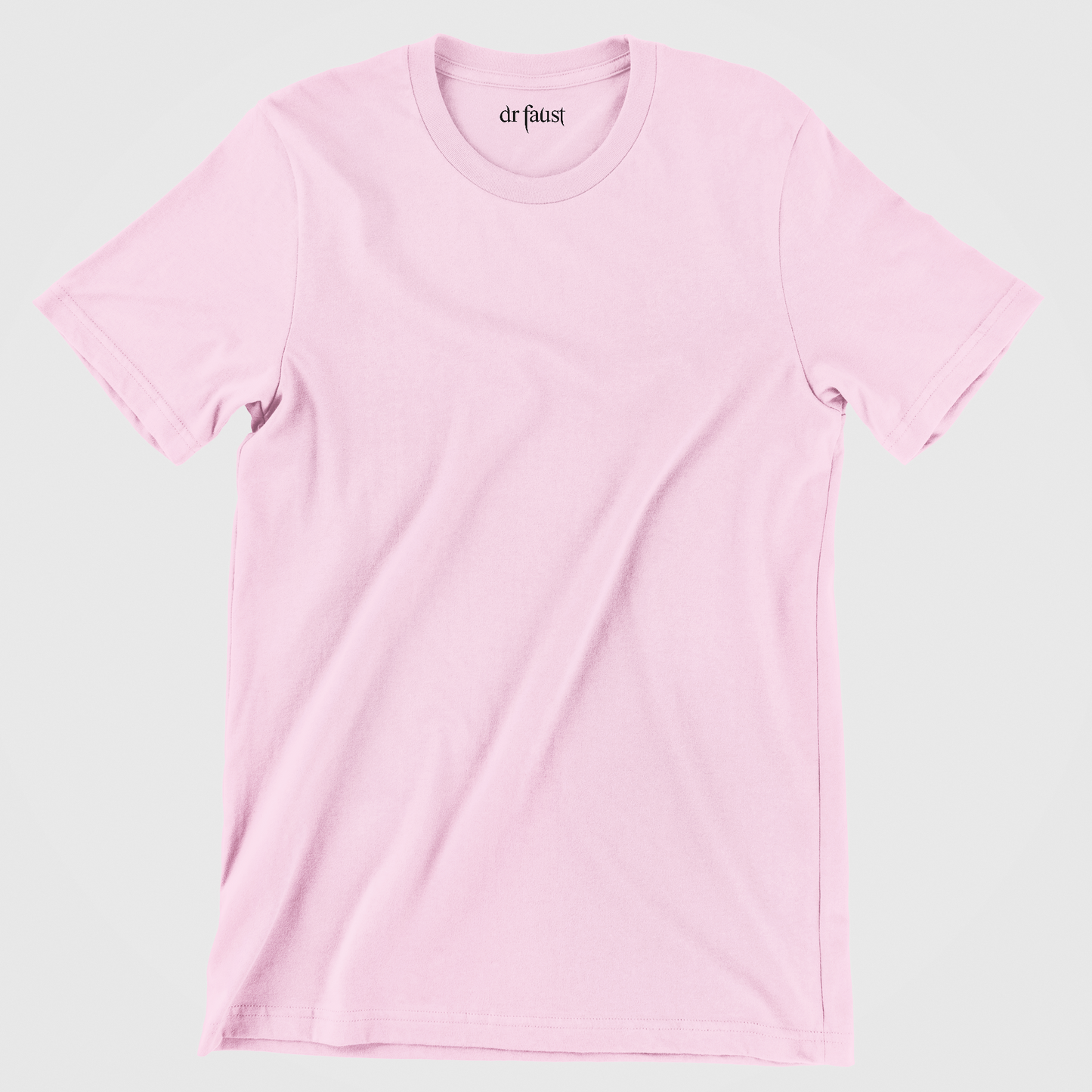 Dr Faust Solid Pink Unisex T-shirt.