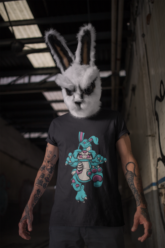 Crazy Bunny Unisex T-shirt.